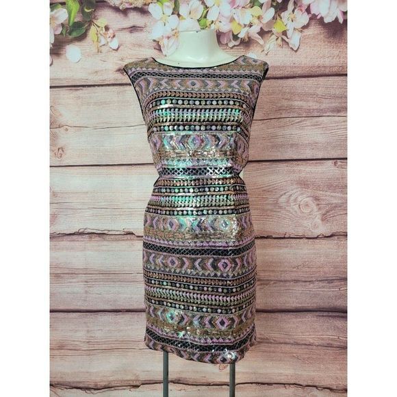 Forever 21 Sequin Cocktail Party Dress Size S - Picture 1 of 11
